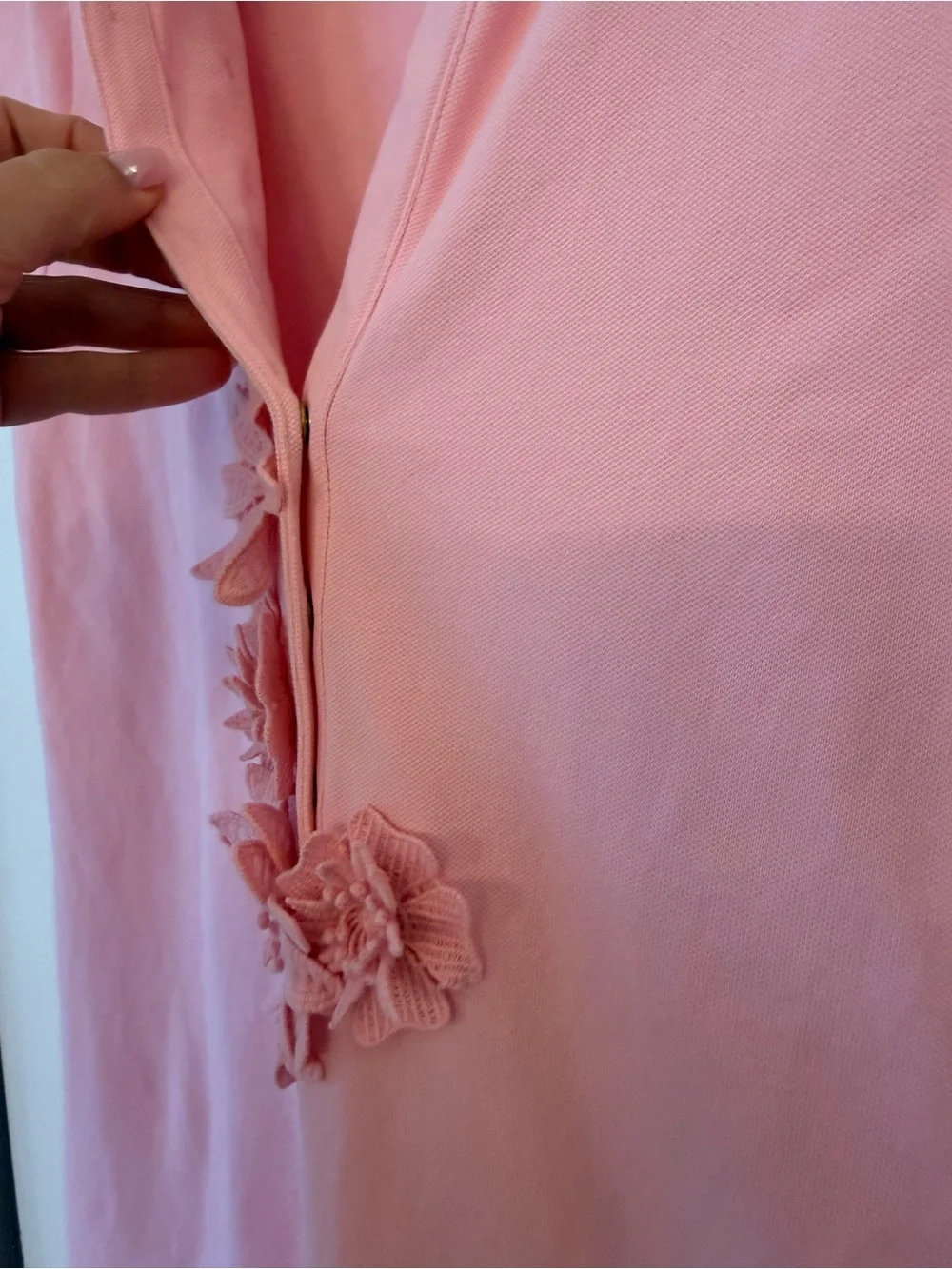 Lilly Pulitzer clary polo dress Pink size medium like new - Picture 6 of 9